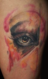 watercolor eye