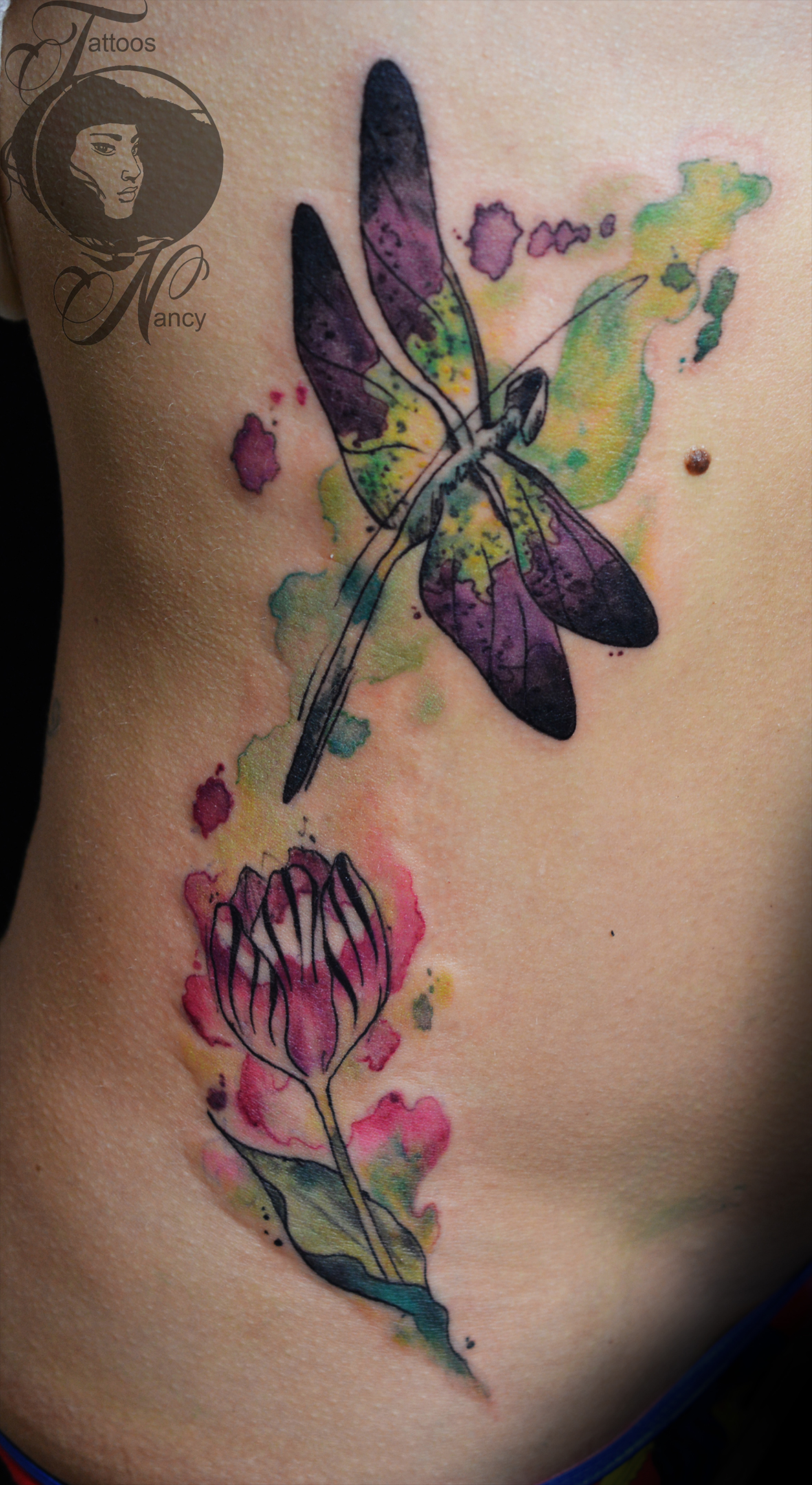 Dragonfly Tattoo Stock Photos, Images and Backgrounds for Free Download